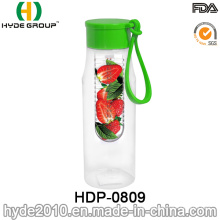 650ml aus Kunststoff BPA frei Tritan Fruit Infusion Wasserflasche (HDP-0809)